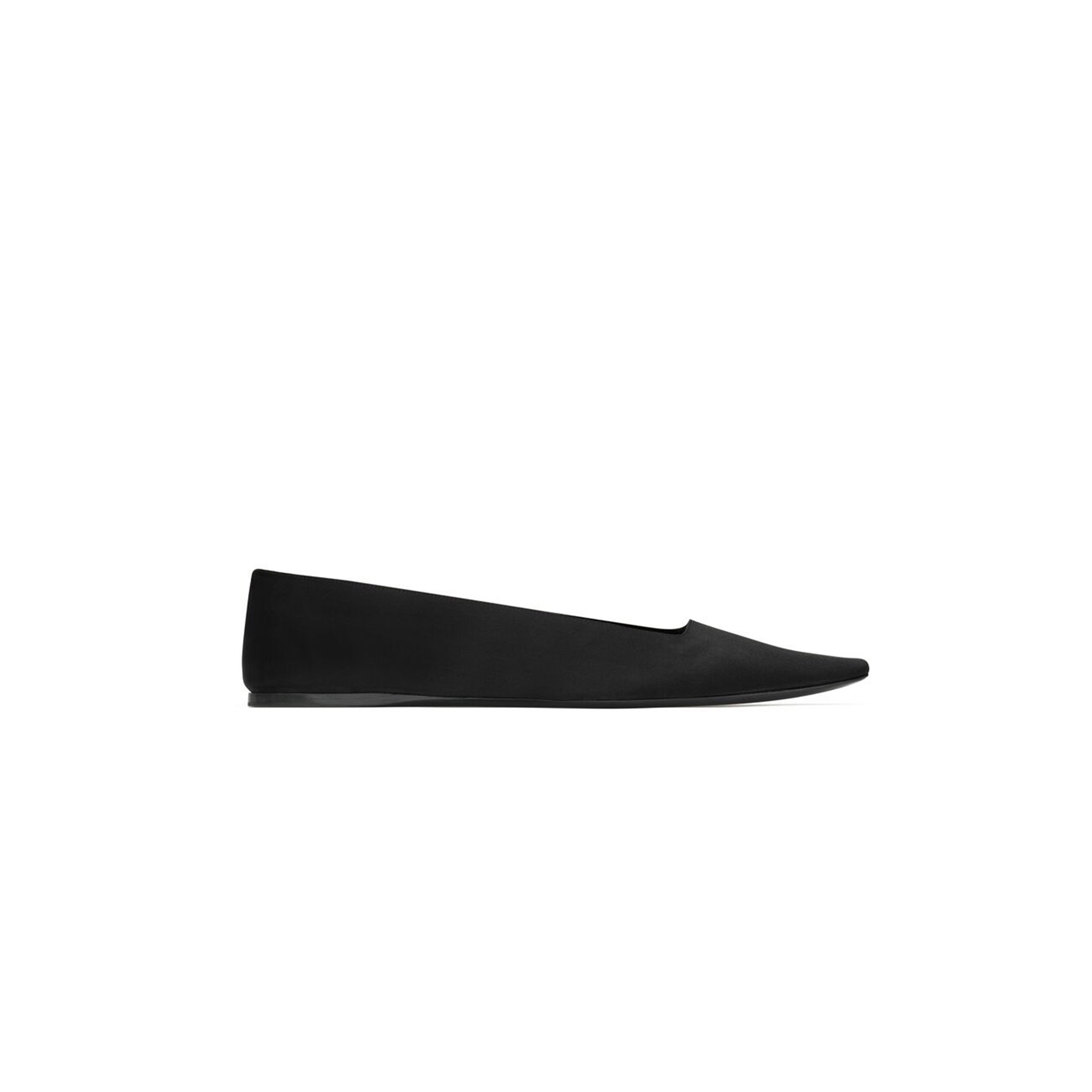 YSL POPPY BALLERINAS IN SATIN CREPE 8004069QN001000 YSL POPPY BALLERINAS IN SATIN CREPE 8004069QN001000